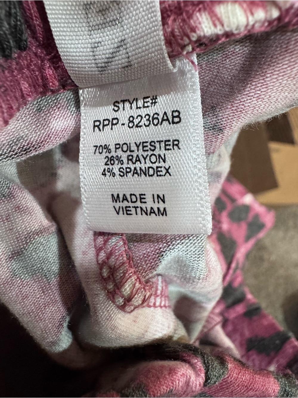 Zenana Pink Leopard-Print Harem Joggers NWT - Picture 6 of 6